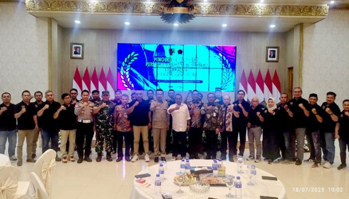 Pengurus PWI Jember Periode 2025-2028 Dikukuhkan