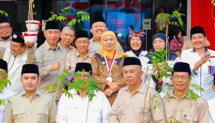HKTI Jatim Dukung Kedaulatan Pangan, Gubernur Khofifah: Produksi Padi Tertinggi Berkat Petani