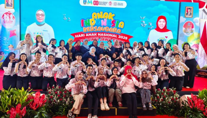 Di Puncak HAN 2025 Pasuruan, Gubernur Khofifah dan Menteri PPPA Tekankan Perlindungan Anak di Tengah Tantangan Kekerasan