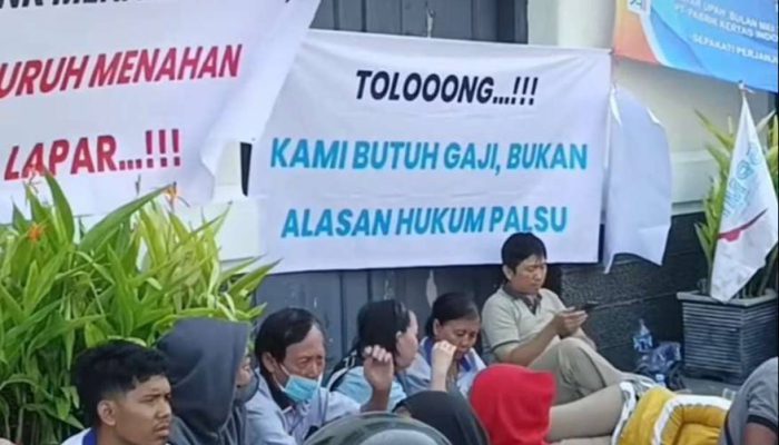 Ribuan Buruh PT Pakerin Berunjuk Rasa di Surabaya, Tuntut Pencairan Dana Rp 1 Triliun 