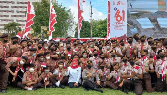 Hari Pramuka ke-61, Gubernur Jatim Ajak Kolaborasi Tingkatkan Ketangguhan Bangsa