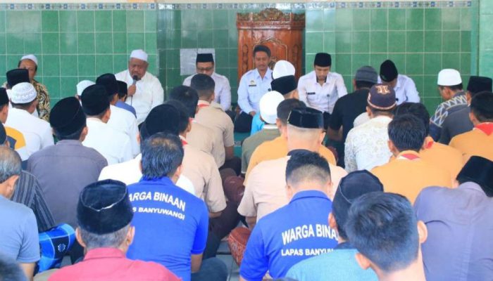 Lapas Banyuwangi Gelar Doa Bersama, Satukan Petugas dan Warga Binaan untuk Keselamatan Bangsa