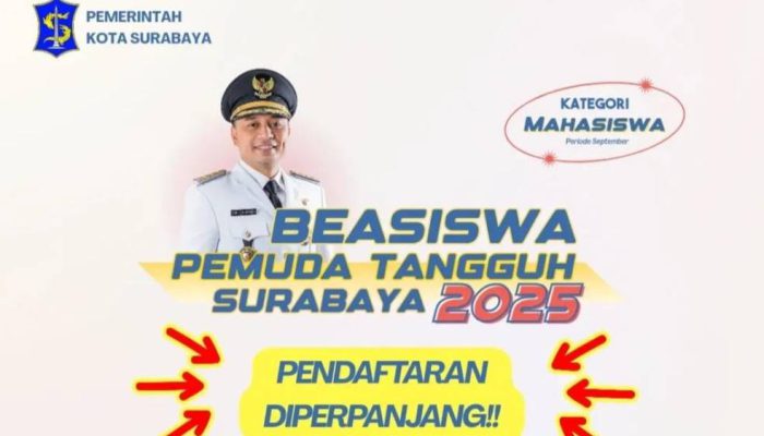 Pemkot Surabaya Perpanjang Pendaftaran Beasiswa Pemuda Tangguh hingga 11 September 2025