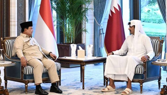 Prabowo Bertemu Emir Qatar, Sampaikan Simpati dan Dukungan atas Agresi Israel.