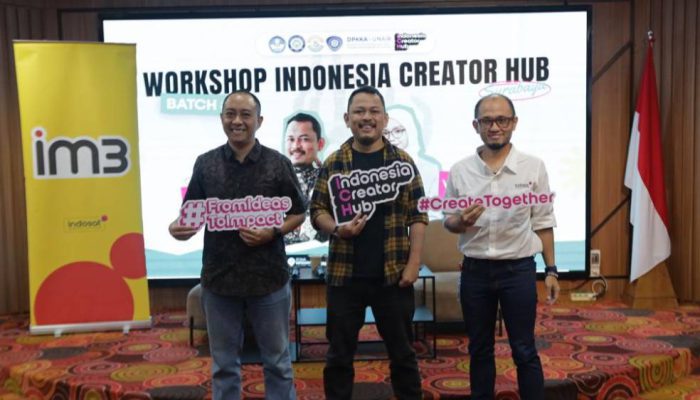 Indosat Dorong Generasi Muda Jadi Kreator Konten Lewat Indonesia Creator Hub di Surabaya