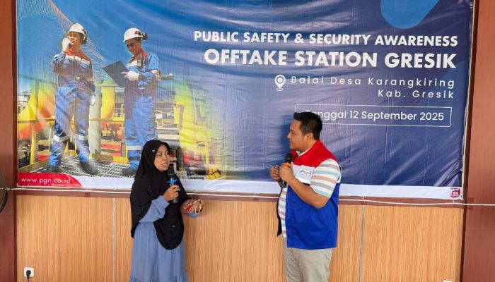 PGN Tingkatkan Kesadaran Masyarakat Gresik tentang Keselamatan dan Keamanan Infrastruktur Gas.