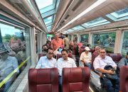 Kereta Panoramic KAI Catat Lonjakan Penumpang Sepanjang 2025