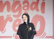 Mbak Vinanda Dorong Kreativitas Pemuda Kediri di Jalan Santai Ngadirejo
