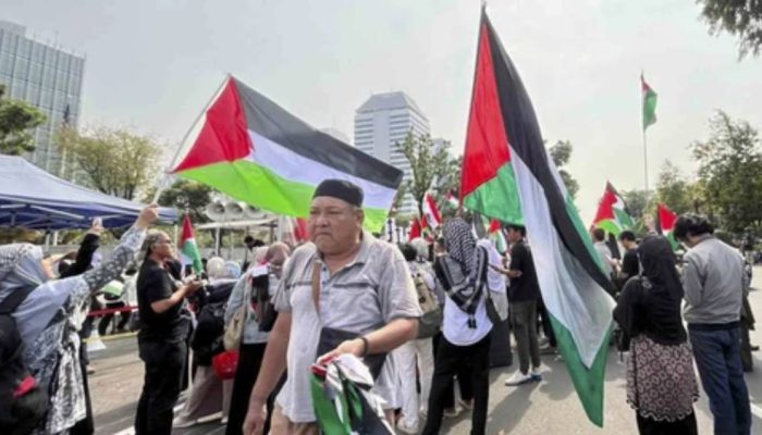 Aksi Solidaritas di Jakarta Kecam Pembajakan Israel terhadap Aktivis Global Sumud Flotilla