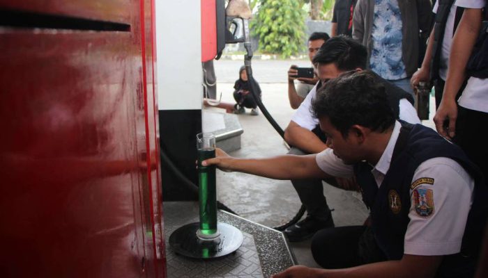 Polres Tuban Cek Kualitas Pertalite Lewat Sidak ke SPBU