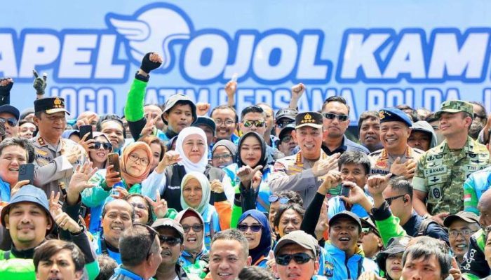 Ojol Jadi Mitra Kamtibmas, Kapolri dan Gubernur Jatim Sampaikan Apresiasi