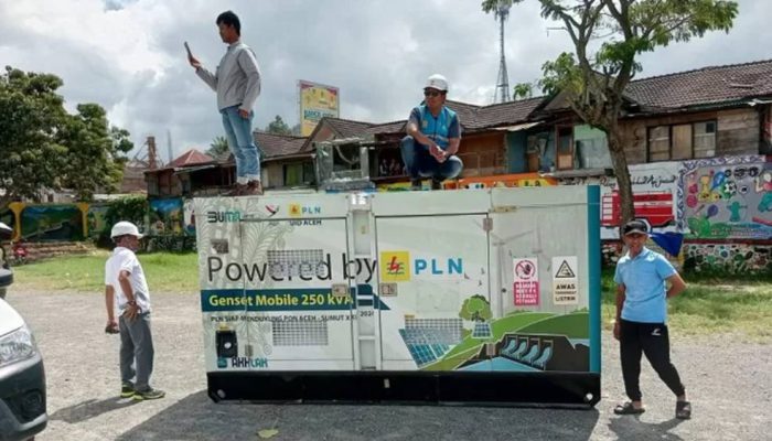 Pulihkan Layanan Vital, Pemerintah Kirim Genset 250 KWH ke Aceh