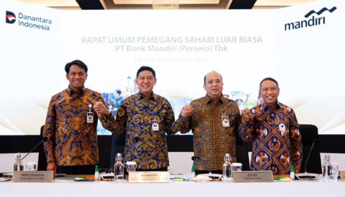 RUPSLB Bank Mandiri Tegaskan Dukungan Pemegang Saham