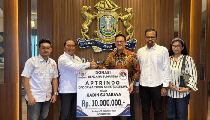 Kadin Surabaya Salurkan Bantuan Sanitasi dan Air Bersih untuk Korban Bencana di Tiga Provinsi
