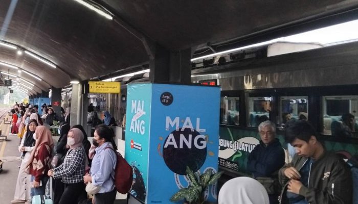 Libur Akhir Tahun, 6.600 Penumpang Hilir Mudik di Stasiun Malang