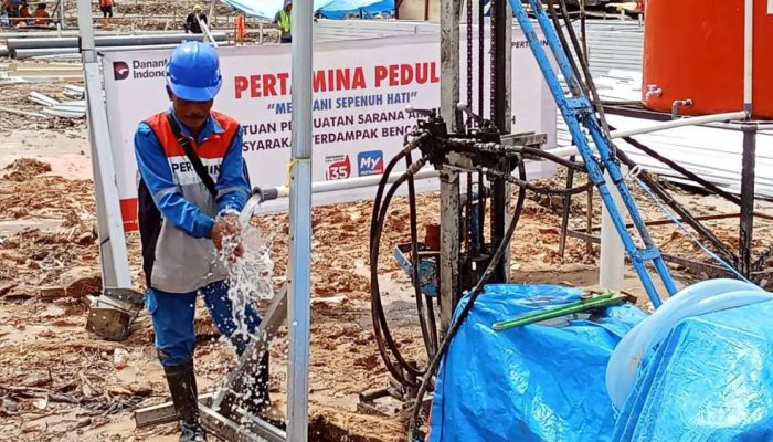Pulihkan Aceh, Pertamina dan Elnusa Bangun Fasilitas Air Bersih di Titik Strategis