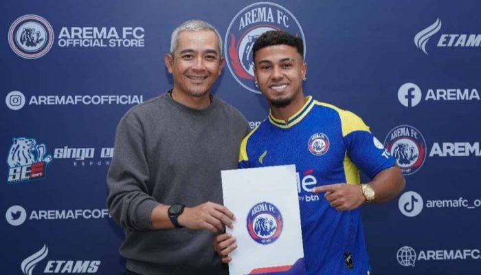 Perkuat Lini Serang, Arema FC Resmi Datangkan Winger Brasil Gabriel Silva