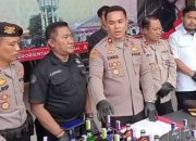 Saber Miras Polres Jombang Bongkar Gudang Penyimpanan Miras Ilegal