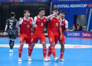 Timnas Futsal Indonesia Menang Telak 5-0, Puncaki Klasemen Grup