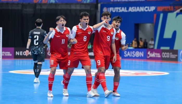 Timnas Futsal Indonesia Menang Telak 5-0, Puncaki Klasemen Grup