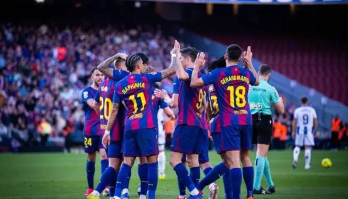 Barcelona Rebut Kembali Puncak La Liga Usai Gilas Levante 3-0 di Camp Nou