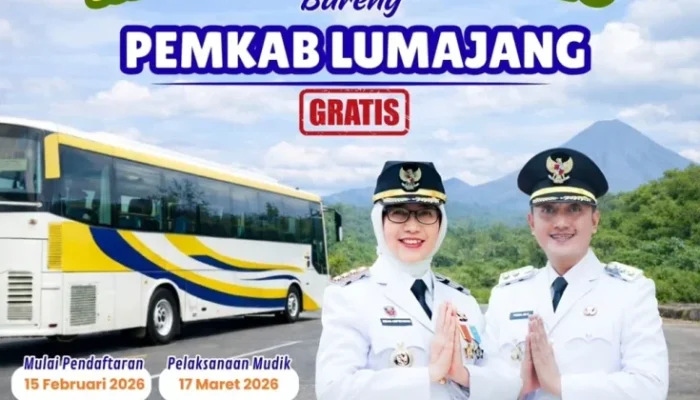 Tekan Risiko Kecelakaan, Pemkab Lumajang Gelar Mudik Gratis Lebaran 2026