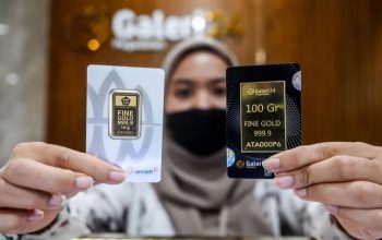 Kompak Menguat, Harga Emas UBS dan Galeri24 Naik Rp6.000 per Gram
