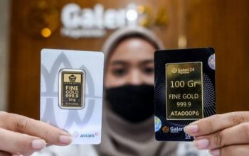 Emas UBS dan Galeri24 di Pegadaian Menguat, Cek Rincian Harga per 16 April 2026
