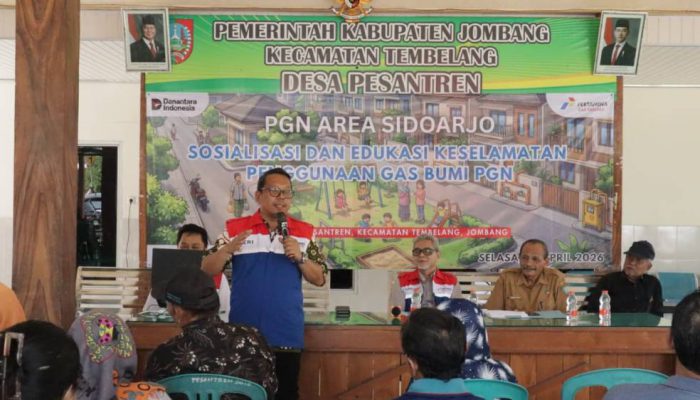 PGN Pastikan Keamanan Jargas Lewat Sosialisasi di Tembelang Jombang
