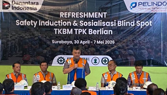TPK Berlian Gelar Pelatihan Blind Spot dan Safety Induction bagi TKBM