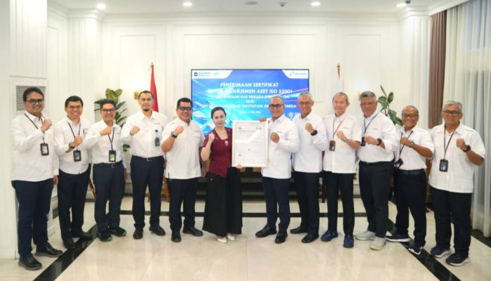 PGN Perkuat Operational Excellence Lewat Sertifikasi ISO 55001