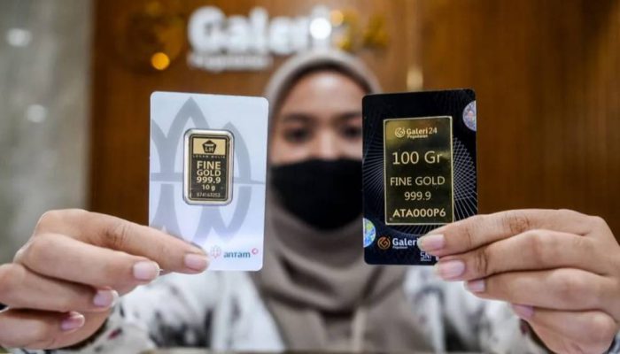 Harga Emas Hari Ini di Pegadaian Bergerak Turun, UBS dan Galeri24 Terkoreksi