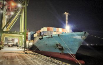 Maiden Voyage MV WANTAI Tandai Masuknya Layanan SCJX ke TPK Teluk Lamong
