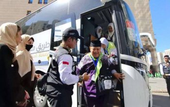 Makkah Lepas 5.499 Jemaah Haji Indonesia Gelombang Kedua ke Madinah