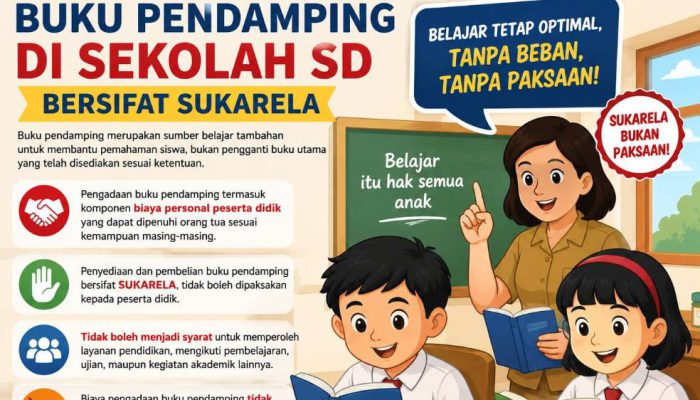 Dinas Pendidikan Lamongan Tegaskan Buku Pendamping SD Bersifat Sukarela