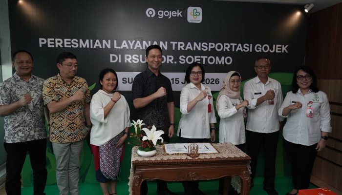 Kolaborasi Gojek dan RSUD Dr. Soetomo Permudah Akses Transportasi Pasien Melalui GoCar