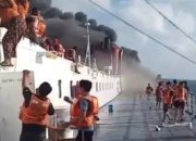 Kebakaran KM Mutiara Sentosa 2: Lima Penumpang Meninggal, Seluruh Korban Berhasil Dievakuasi