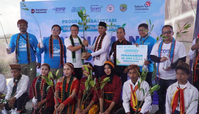 TelkomGroup Tanam 20 Ribu Mangrove, Perkuat Ketahanan Ekosistem Pesisir