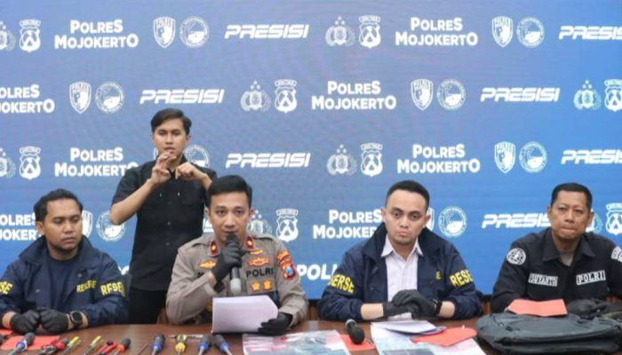Bobol Brankas UAC Mojokerto, Sindikat Curat Antarpulau Raup Rp1,4 Miliar