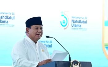 Prabowo Cetuskan Istilah “Jas Ijo” di Muktamar ke-35 NU: Jangan Lupakan Jasa Ulama