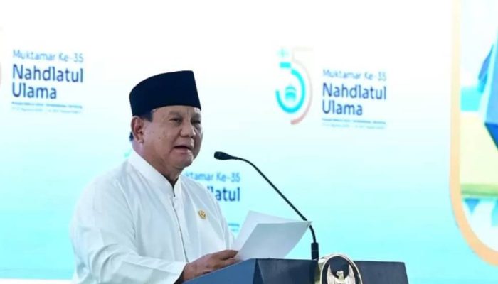 Prabowo Cetuskan Istilah “Jas Ijo” di Muktamar ke-35 NU: Jangan Lupakan Jasa Ulama