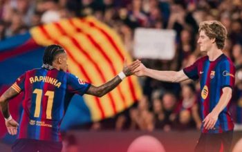 Barcelona Libas Rayo Vallecano 5-2 di Camp Nou, Raphinha dan Yamal Cetak Brace