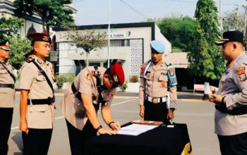 Kapolresta Tuban Pimpin Sertijab, Sejumlah Pejabat Utama Berganti