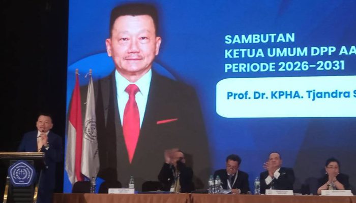 Tjandra Sridjaja Terpilih Aklamasi Pimpin DPP AAI Periode 2026-2031