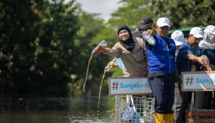 Hari Sungai Sedunia 2026, 3,12 Ton Sampah Diangkut dari Kali Tebu Surabaya