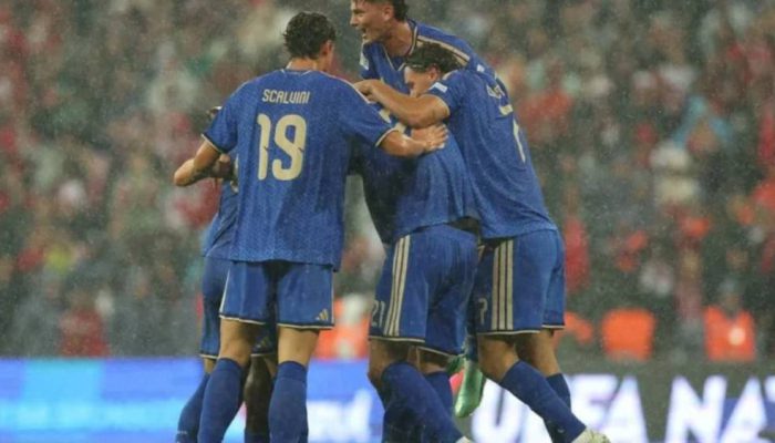 Tiga Gol di Babak Pertama, Italia Libas Turki 4-1 di Nations League