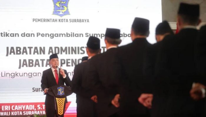 Eri Cahyadi Ungkap Alasan 13 Kepala Dinas Surabaya Diganti dalam Setahun