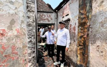Kebakaran Dua Rumah di Sukodono Sidoarjo, Pemkab Siapkan Anggaran Perbaikan