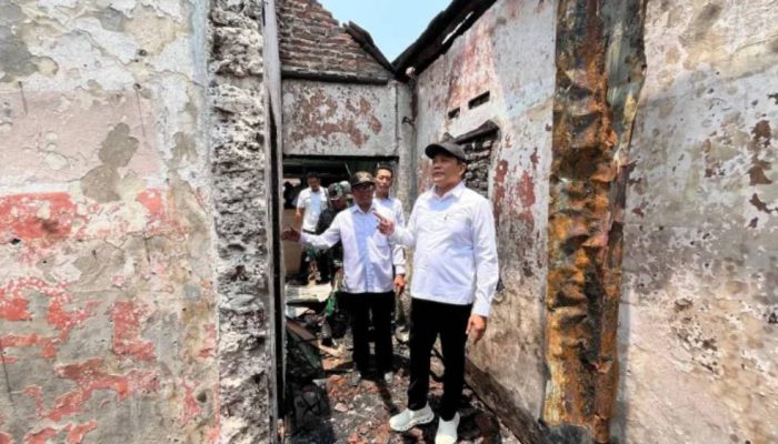 Kebakaran Dua Rumah di Sukodono Sidoarjo, Pemkab Siapkan Anggaran Perbaikan